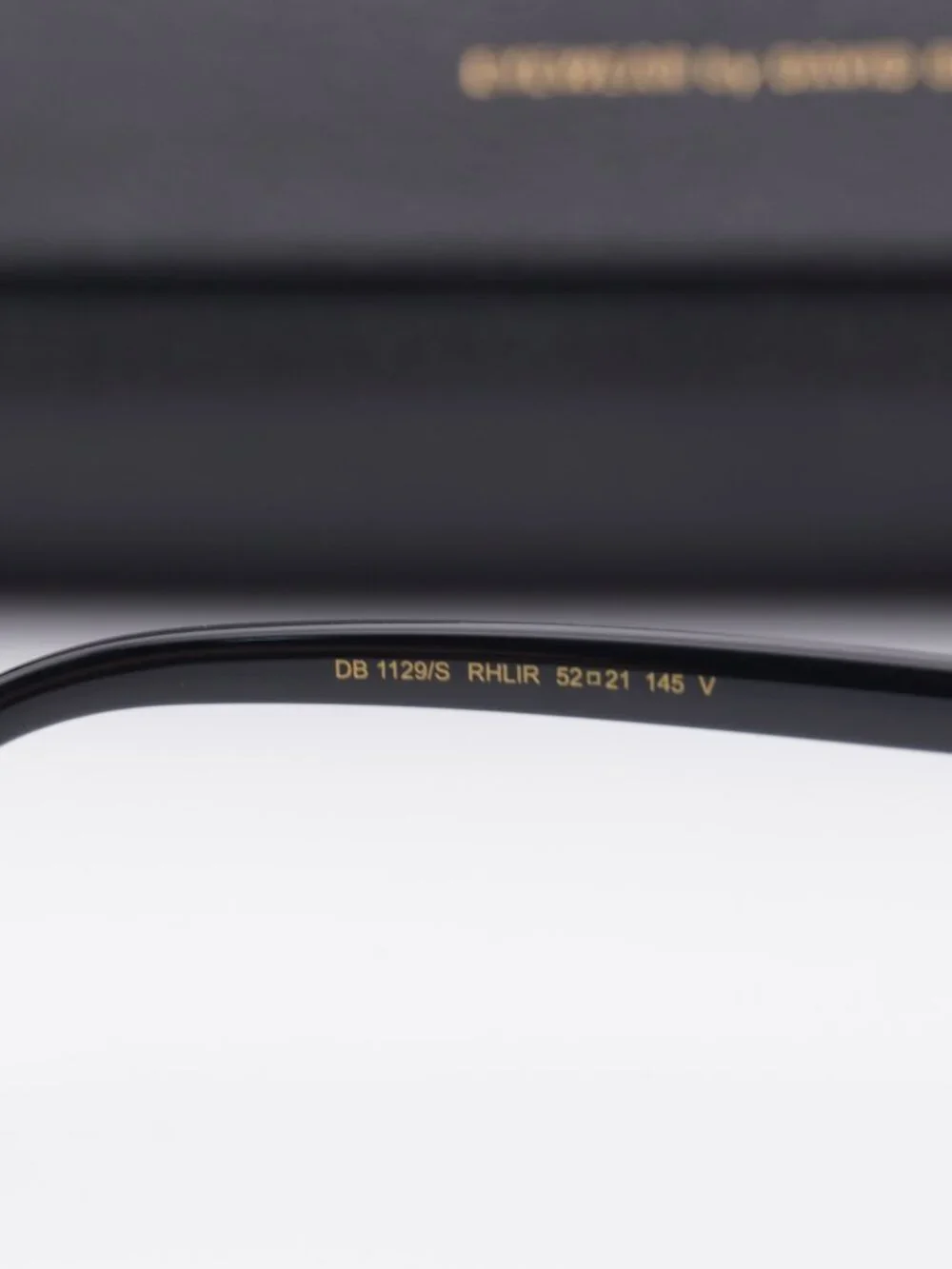 David Beckham DB 1129/S 0RHL IR Geometric Sunglasses - Gold / Grey